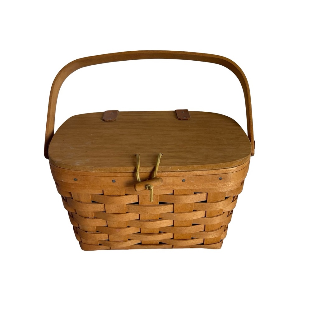 Vintage Longaberger Basket Purse - Picture 2 of 7